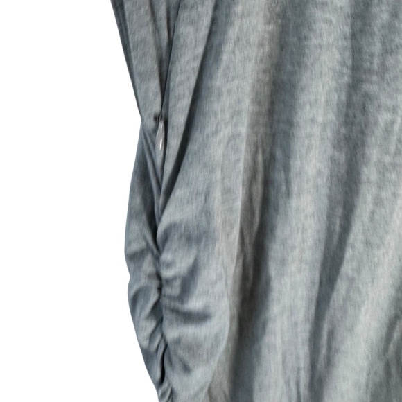 Cadenshae Australia Marled Gray Sadie Nursing/Maternity Dress Sz XL - Picture 4 of 7